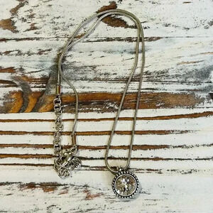 Brighton Twinkle Necklace with Silver Roped Accent Crystal